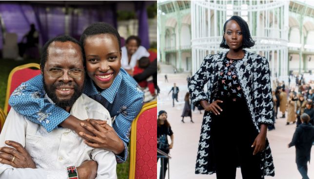 Actress Lupita’s sweet message to her dad Governor Nyong’o on his special day